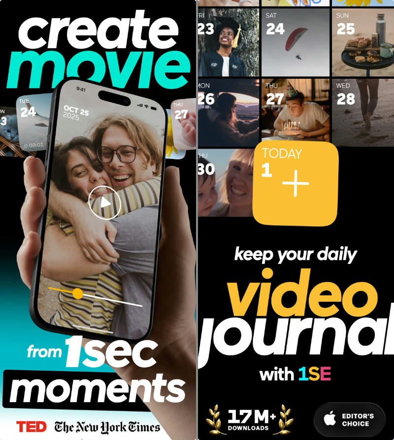 1 Second Everyday: Video Diary
