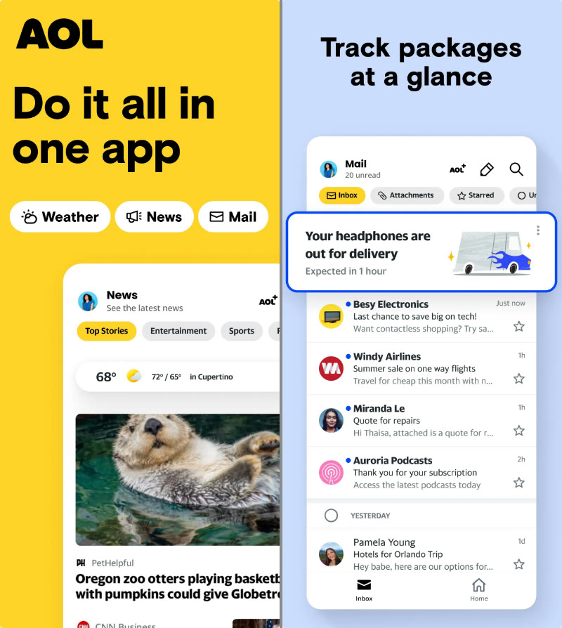 AOL Mail, News, Weather