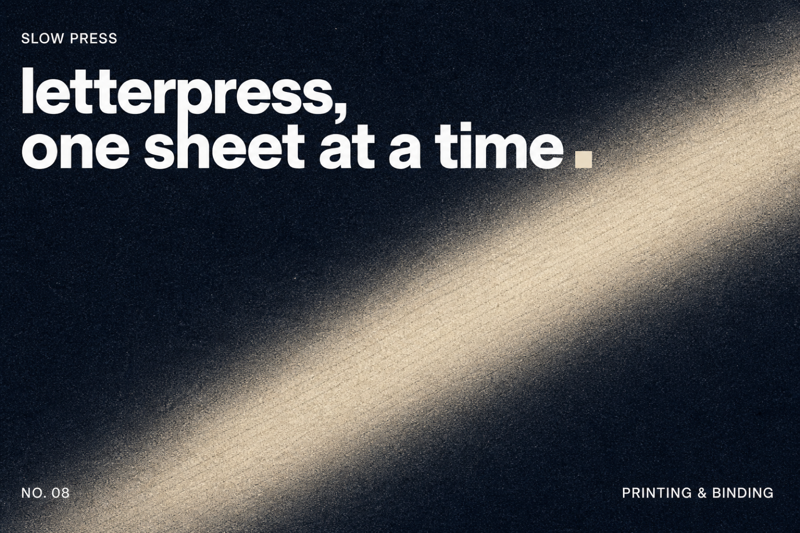 A second, different result produced by Light Across the Grain