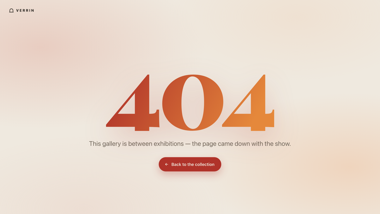 A second, different result produced by 404 Error Page