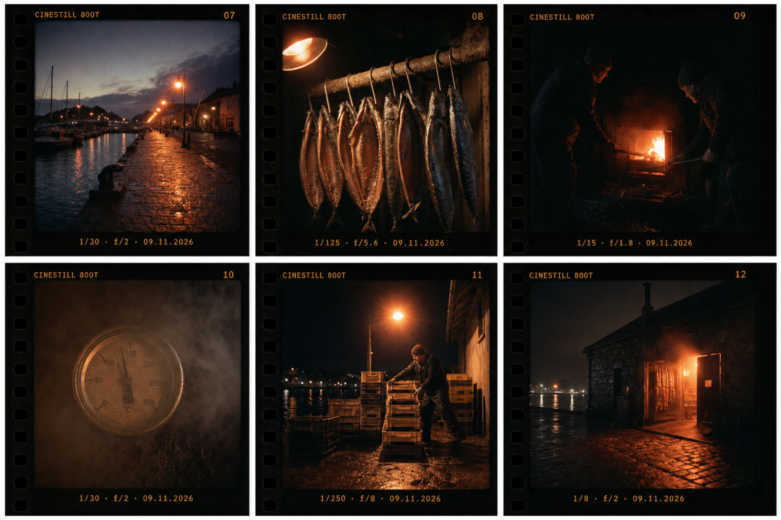 A second, different result produced by One Roll, Six Frames