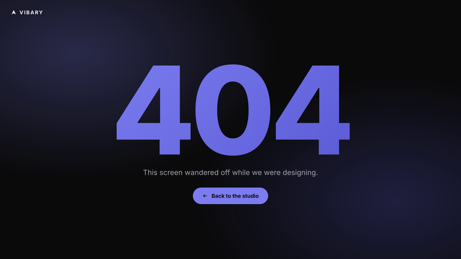 A result produced by 404 Error Page