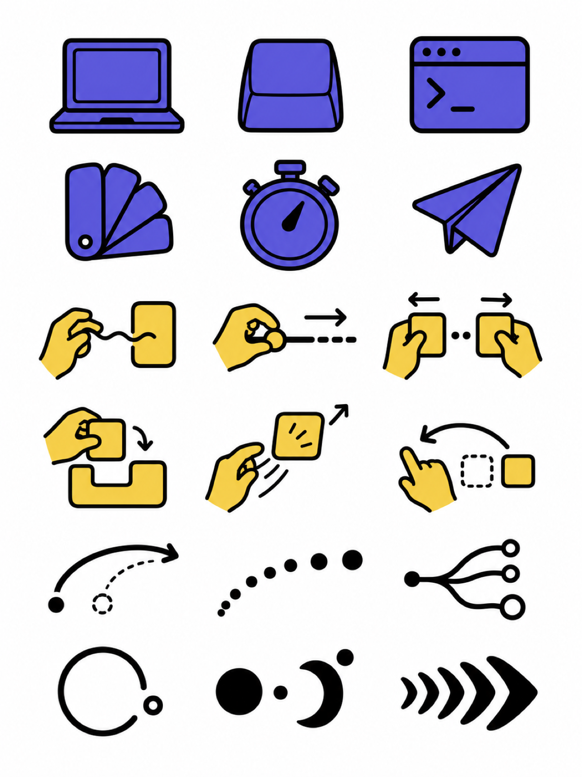 A result produced by One Grid, Eighteen Icons