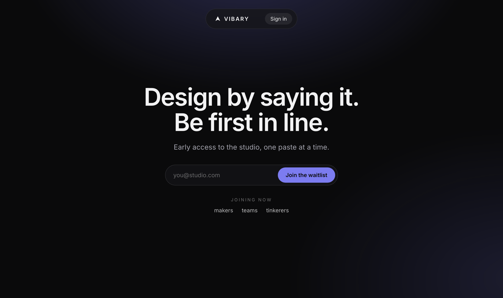 A result produced by Waitlist Hero Page